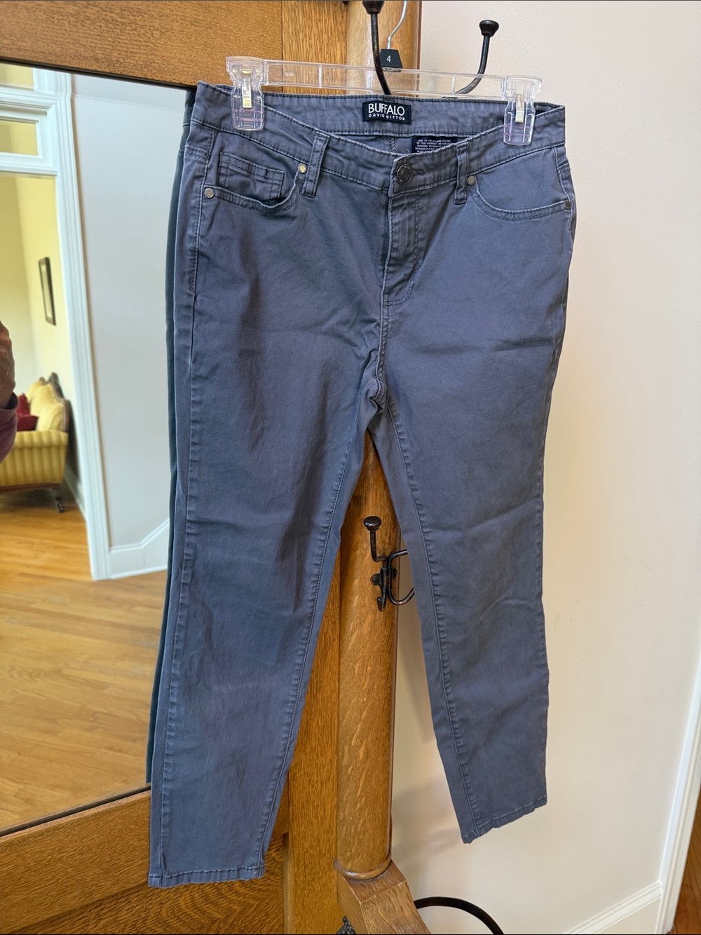 Buffalo David Bitton Women's Slate Blue Cropped Jeans